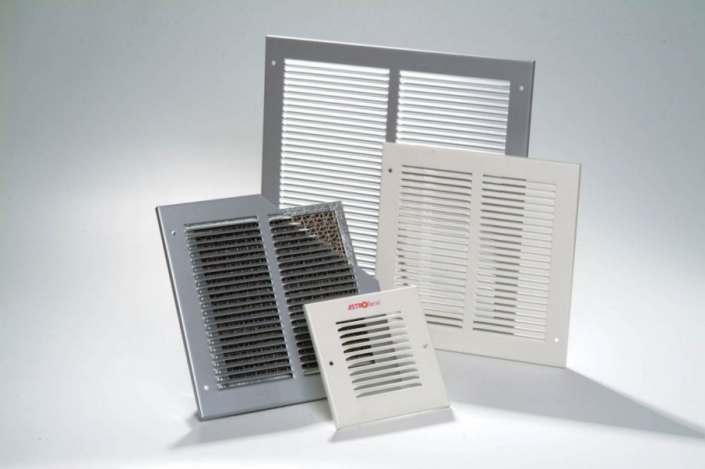 ventilatierooster deur.