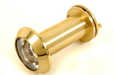 Wizjer drzwiowy 38 mm srebrny 35-55 mm 60 minut